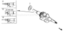 Part Location Diagram of 13310ZL8670 Briggs and Stratton CRANKSHAFT COMP. (V-TYPE)